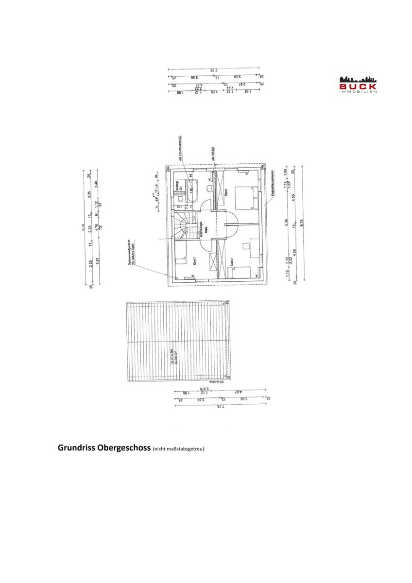 Grundriss Obergeschoss